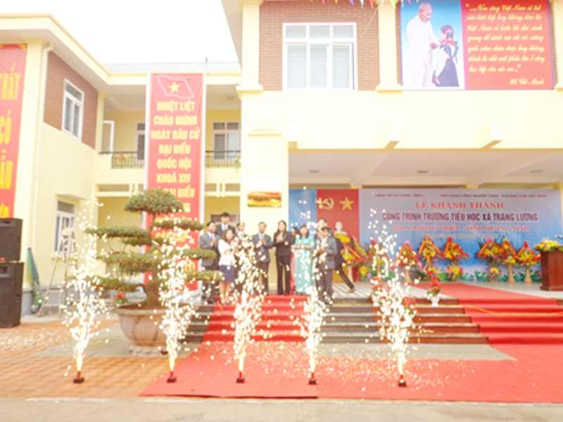 Khánh thành công trình trường Tiểu học xã Tràng Lương (Thị xã Đông Triều)