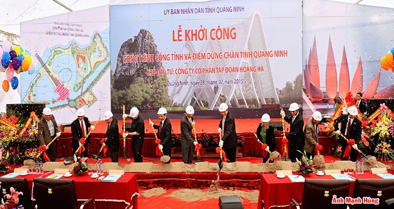 Lễ khởi công công trình cổng tình và điểm dừng chân tỉnh Quảng Ninh